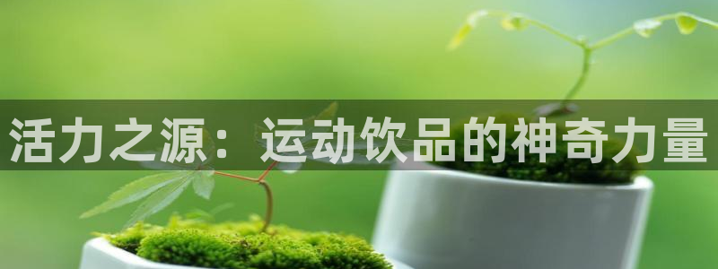 oety欧亿：活力之源：运动饮品的神奇力量