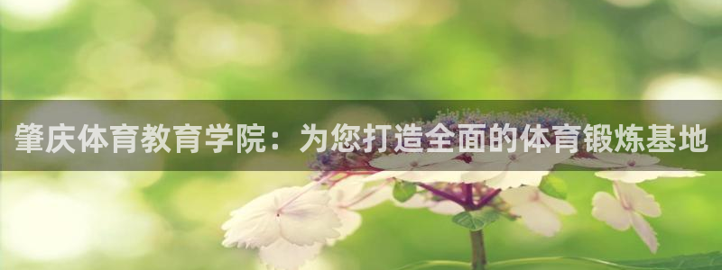 oety欧亿：肇庆体育教育学院：为您打造全面的体育锻炼基地